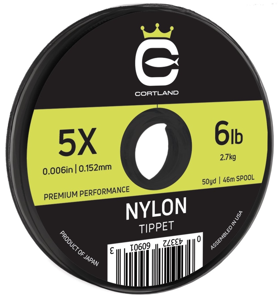 Cortland Copolymer Nylon Tippet Super Strong Bas de ligne 50 yds