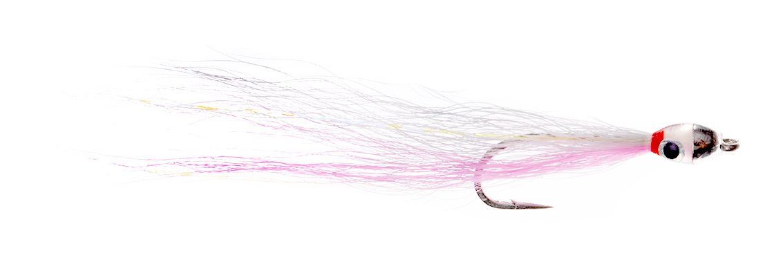 Guideline Streamer - Jiggy Fly rose/blanc