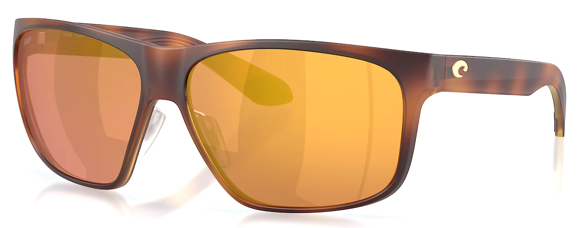 Costa lunettes polarisantes Trades Matte Tortoise Gold Mirror 580P
