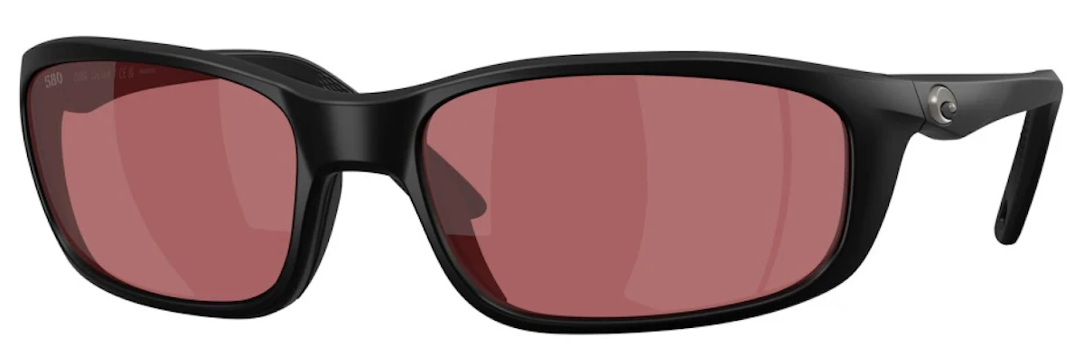 Costa Polarisationsbrille Brine II Matte Black Rose 580G
