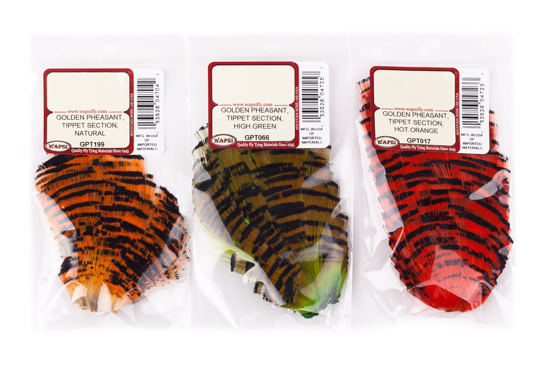 Wapsi faisan doré Golden Pheasant tippet Section