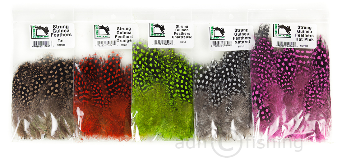 Hareline Guinea Strung Feathers Plumes de pintade