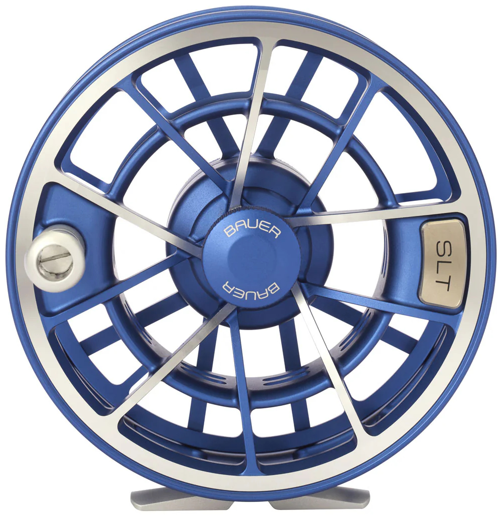 Bauer SLT moulinets de mouche Blue & Silver