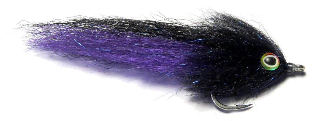 Fishient H2O Mouche d'eau salée - Brush Fly purple & black