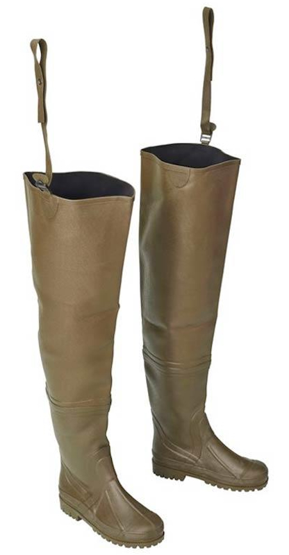 Bottes de gué Garbolino en caoutchouc naturel et doublure en jersey néoprène