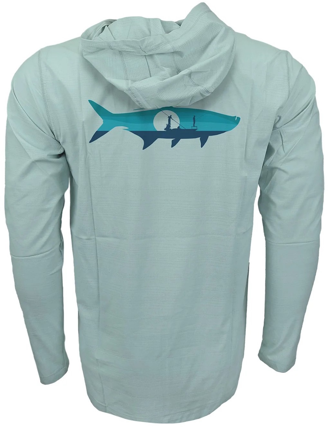 RepYourWater Hooden Sun Shirt Tarpon Sunrise Flolite