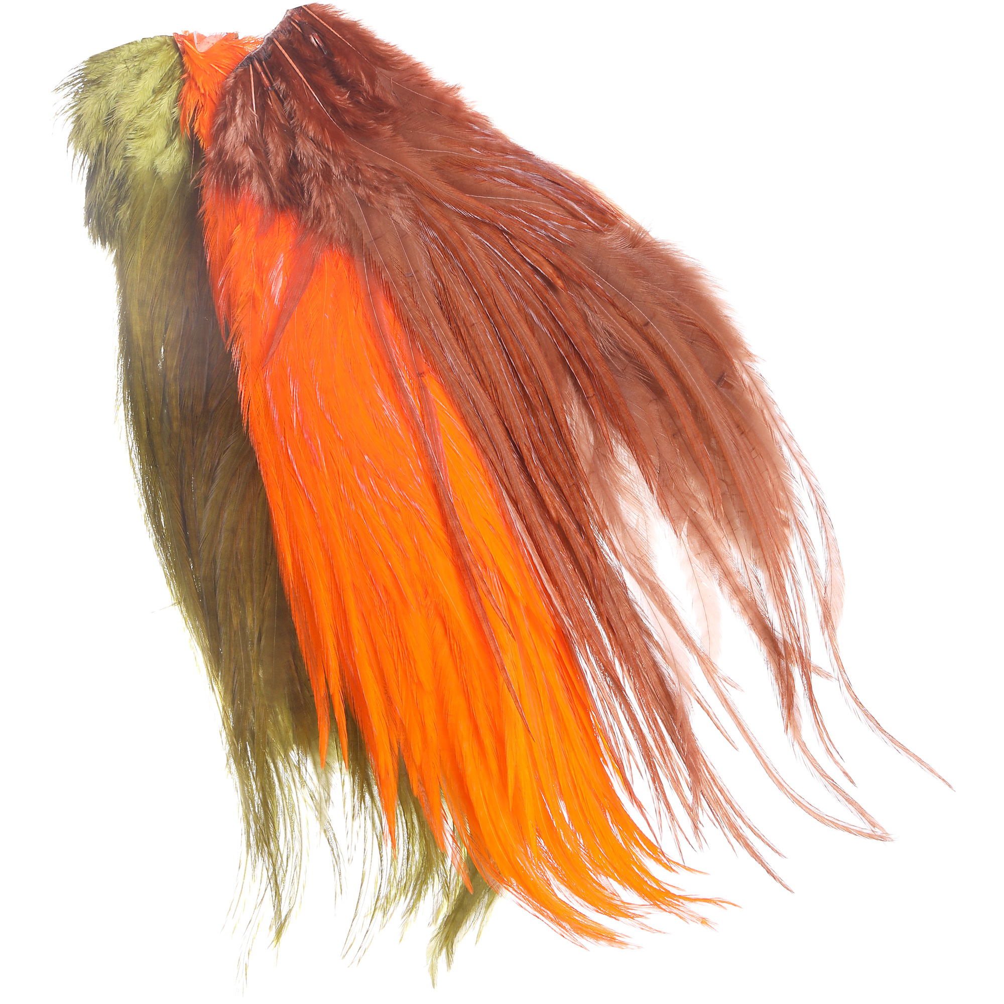 Wapsi Ewing Half Rooster Saddles one for all flies (selles demi-coq)