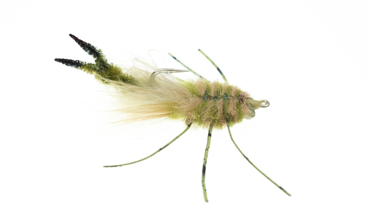 Umpqua Saltwater Fly Strong Arm Merkin Skok Olive #6