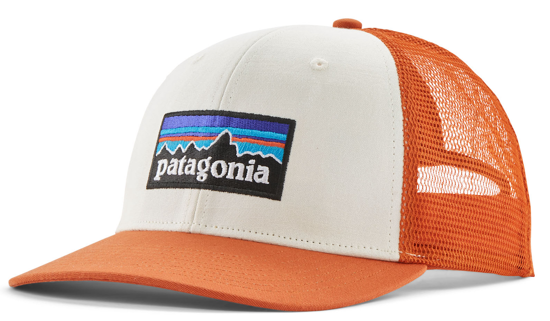 Patagonia P-6 Logo Trucker Hat WHRL - White Redtail Rust
