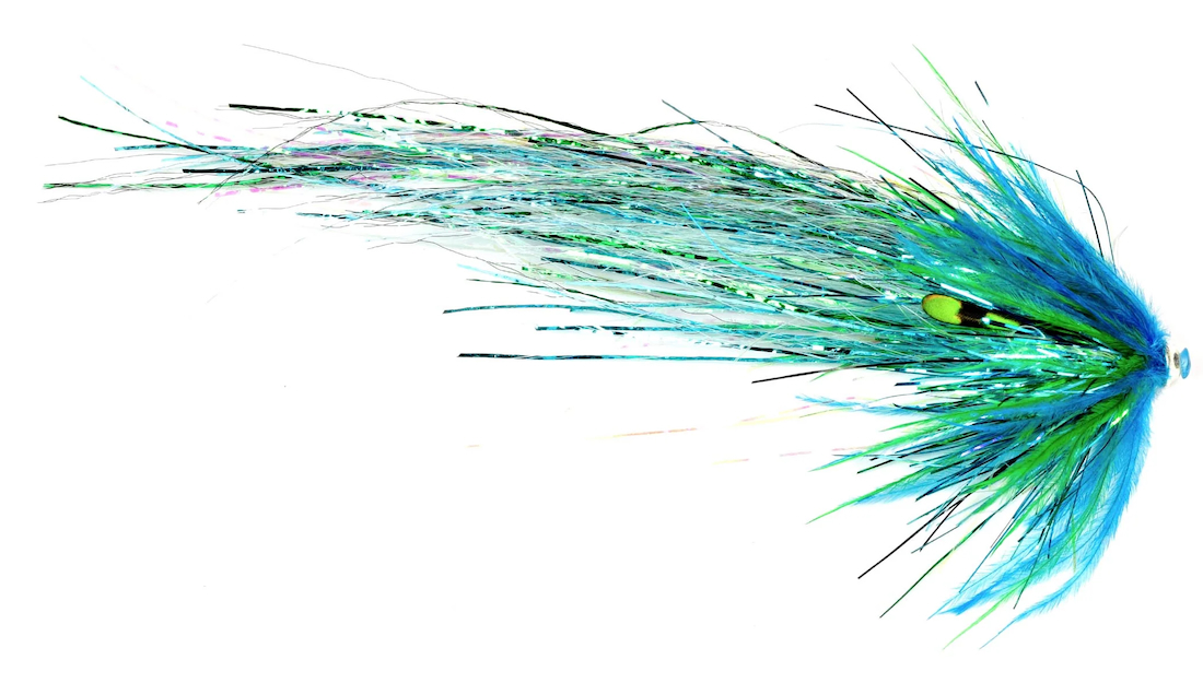 Frödin Flies Mouche tubulaire Flash Wing Series - Clearwater Blue