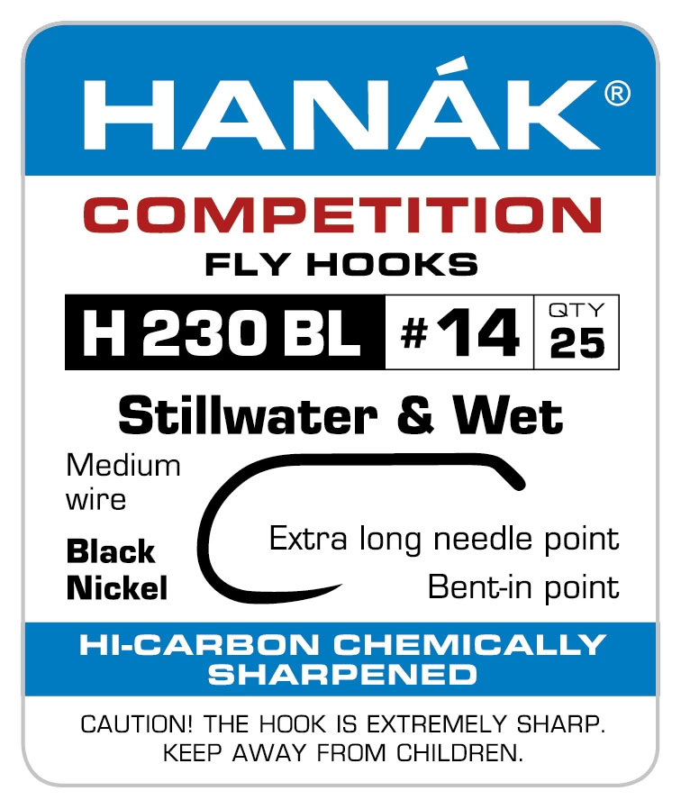 Hanak H 230 BL hameçon Nymph & Wet Fly