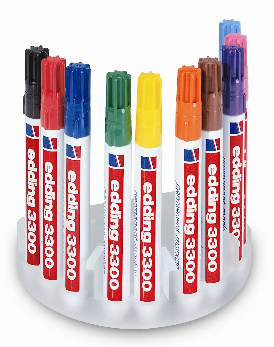 Edding 3300 Marqueurs permanents Crayons