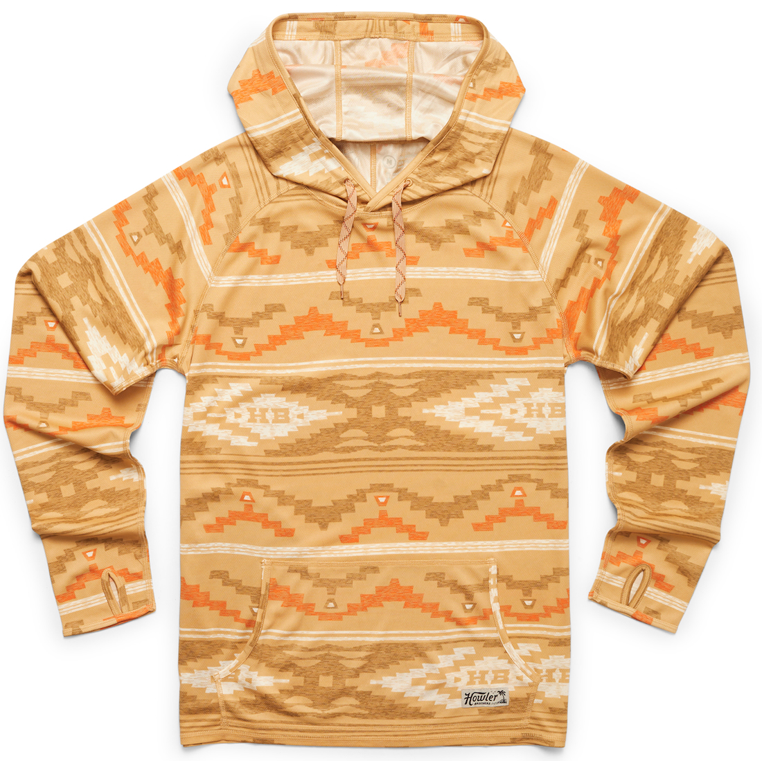 Howler Brothers Loggerhead Sunshade Hoodie - terranova : toltec tan UPF35+ protection UV