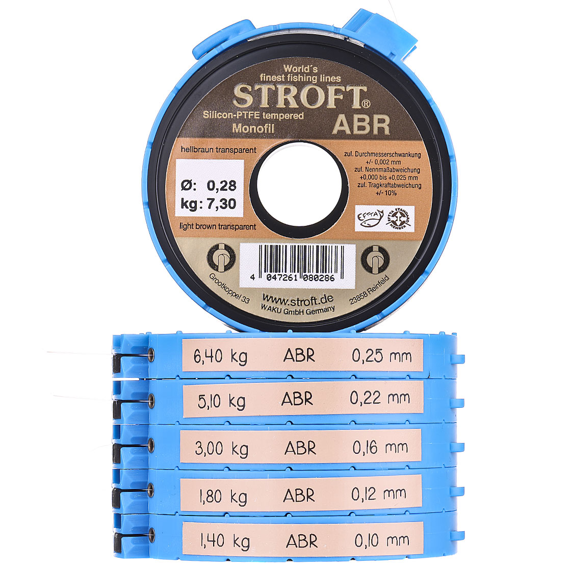 Stroft ABR bas de ligne 50 m/bobine incl. anneau cutter
