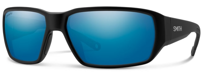 Smith Optics Lunettes polarisantes Hookset Matte Black Blue Mirror