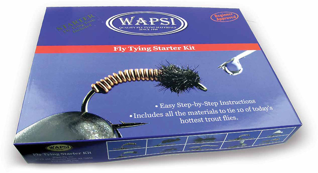 Wapsi Fly Tying Starter Kit Kit de montage de mouche pour débutants