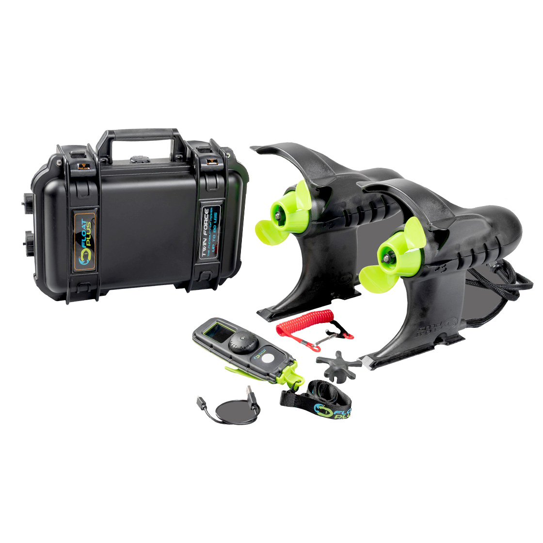 Système Float Plus Twin Force avec moteur Bellyboat (sans batterie)