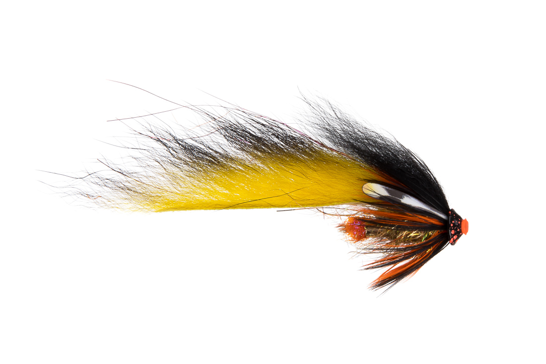 Future Fly FF Zonker Flies Mouche tubulaire 05 black yellow
