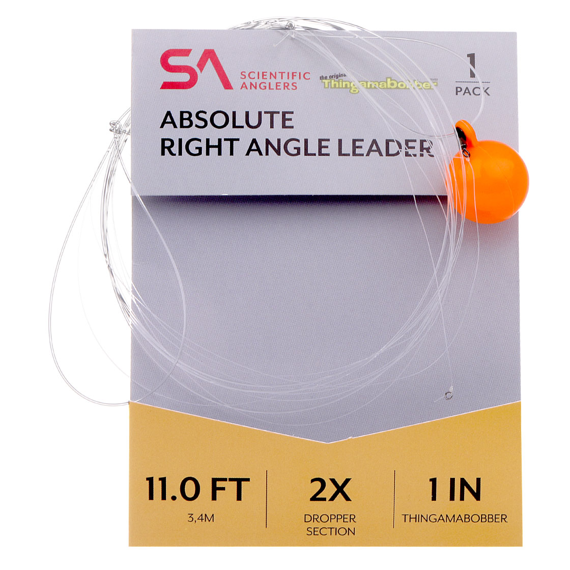 Scientific Anglers Absolute Right Angle Leader Bas de ligne 11 ft 2X