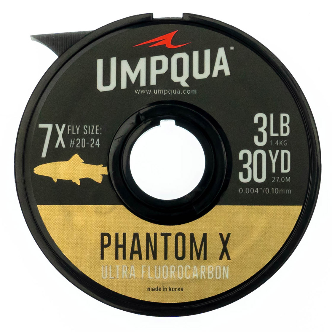 Umpqua Phantom X Fluorocarbone Tippet 30yds Matériau du bas de ligne