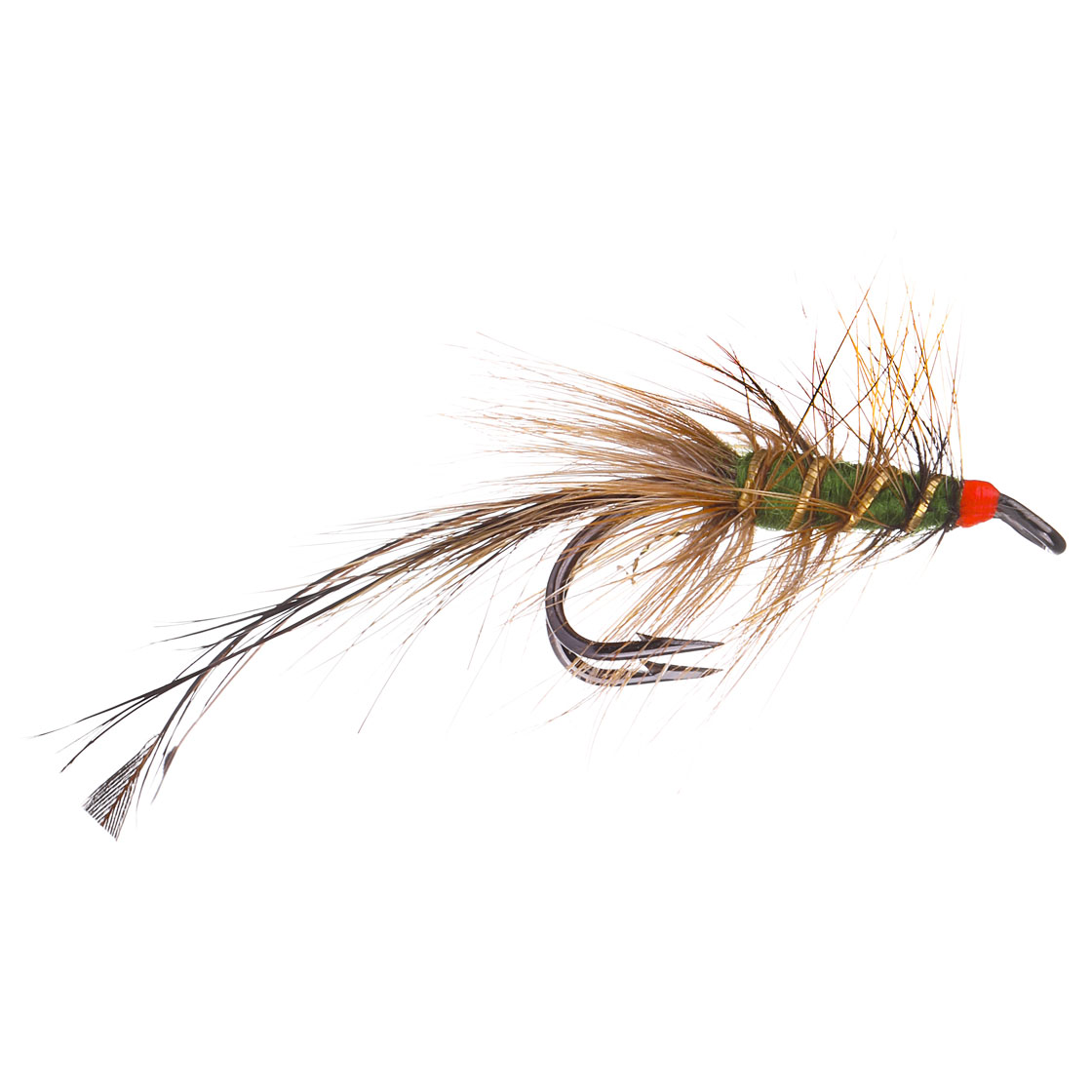 Superflies Mouche à saumon - Uppobomber Olive Loop Double
