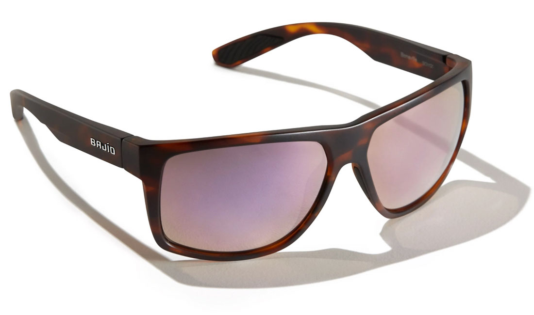 Bajio Lunettes polarisantes Boneville - Dark Tort Matte (Rose Mirror Glass)