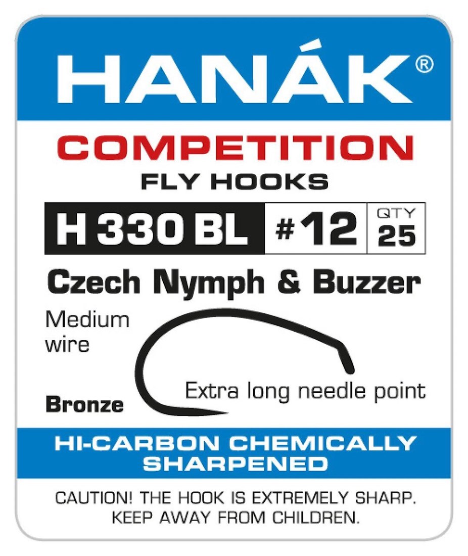 Hanak H 330 BL Czech Nymph & Buzzer hameçon