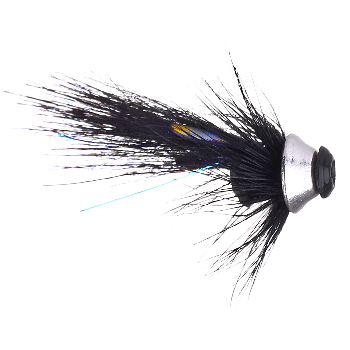 Frödin Flies Mouche tubulaire Icelandic Nano Series - Black & Silver