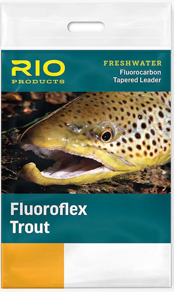 Rio Fluoroflex Trout 9 ft Tapered Fluorocarbone Leader Bas de ligne
