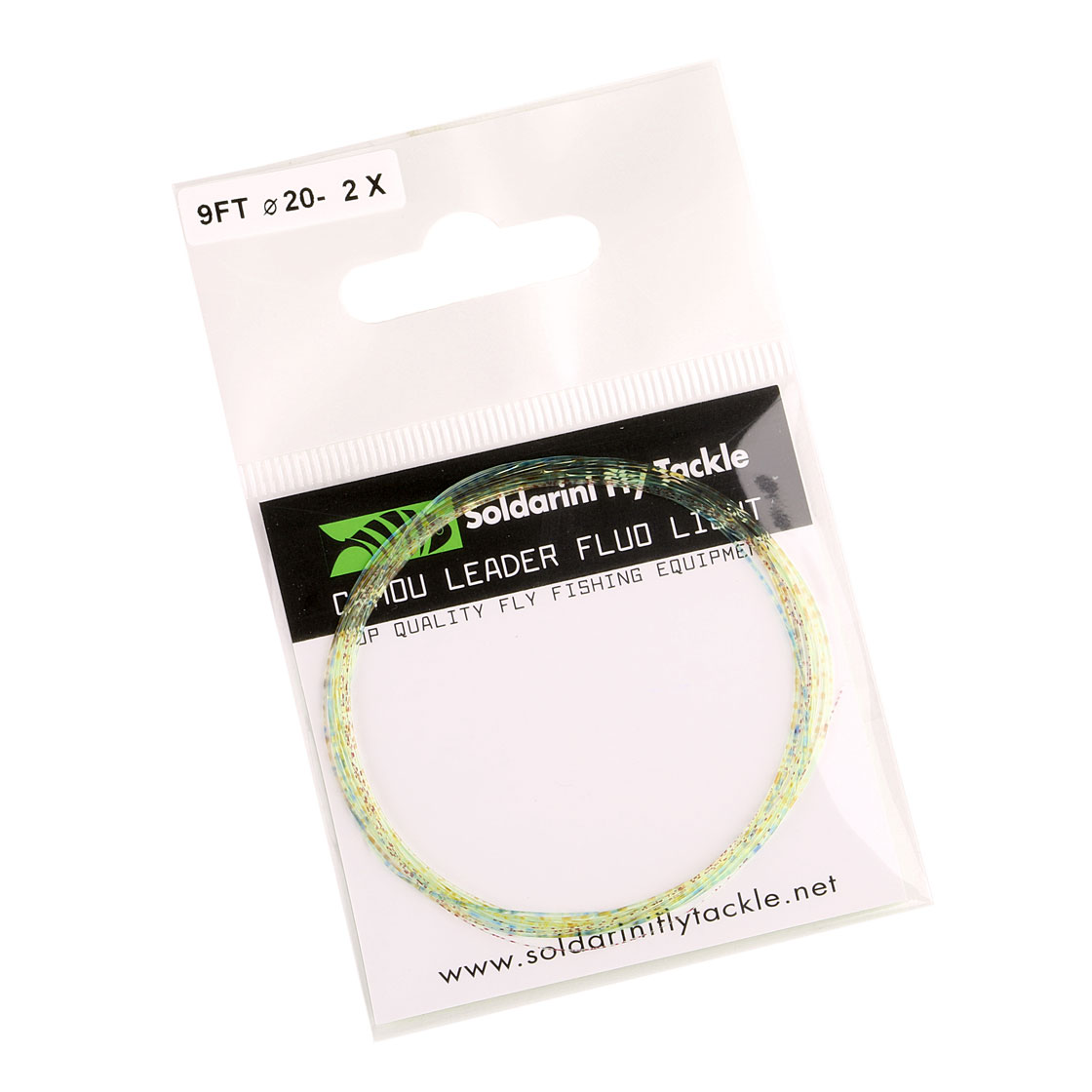 Soldarini Fly Tackle Fluo Light Camou Leader Bas de ligne 9 ft