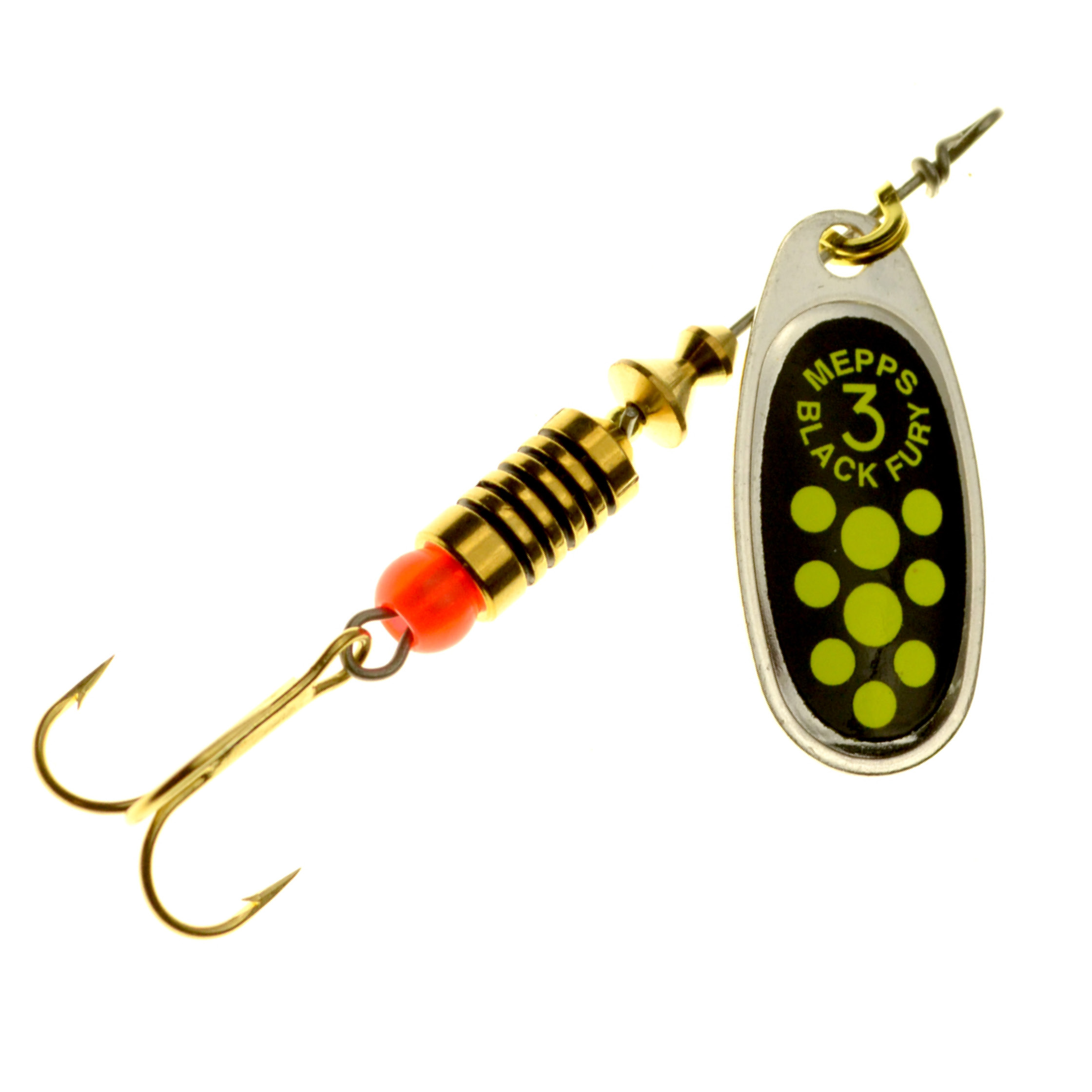 Mepps Black Fury Spinner argent/chartreuse