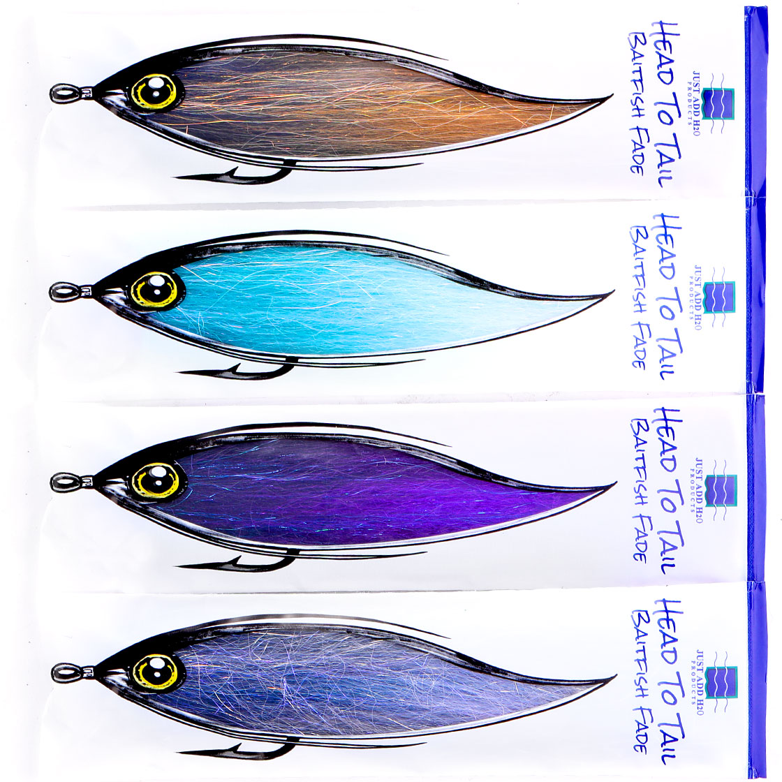 Fishient H2O Predator Tête à queue Baitfish Fade