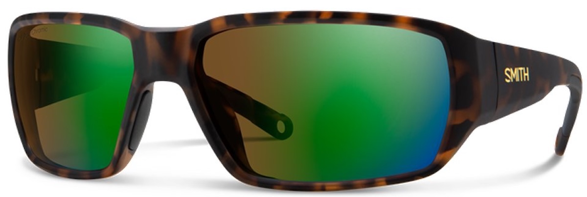 Smith Optics Lunettes polarisantes Hookset Matte Tortoise Polarchromic Brown Green Mirror
