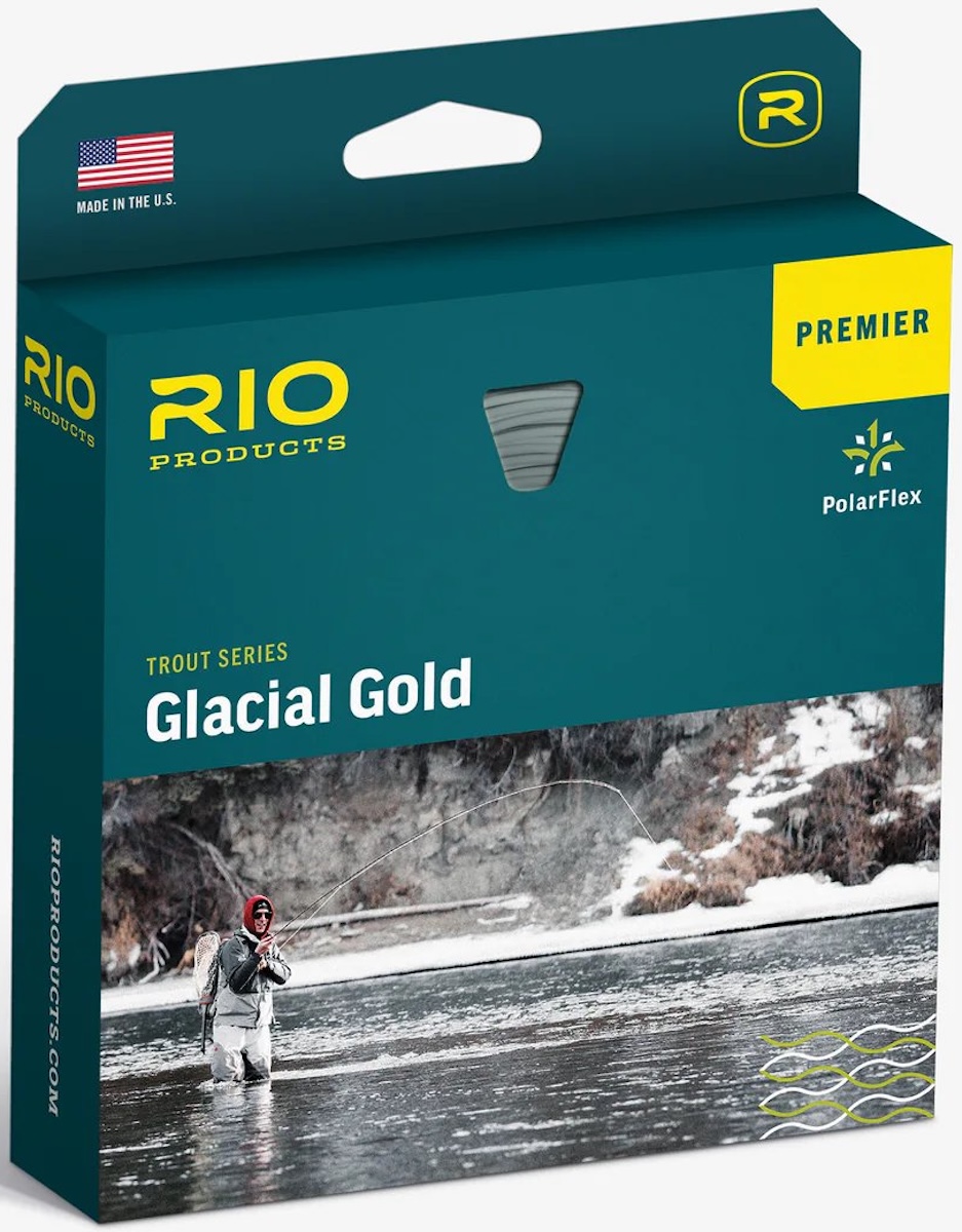 Rio Premier Glacial Gold Floating Winter Trout ligne à mouche