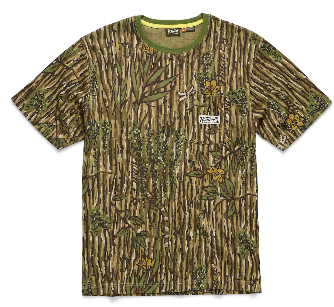 Howler Brothers T-shirt Jacquard Campagne Camo