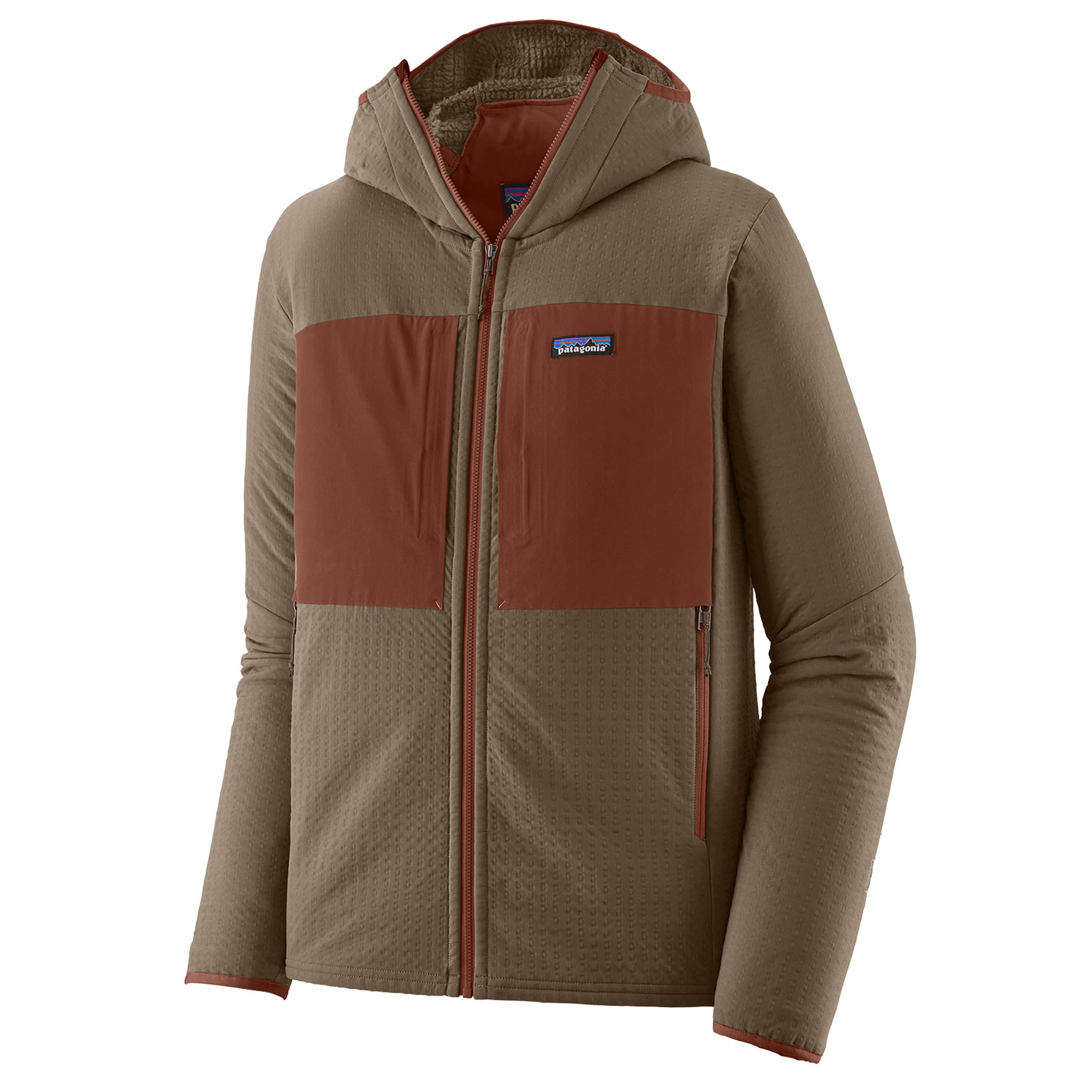 Patagonia R2 TechFace Hoody Veste polaire MRLB - Marlow Brown