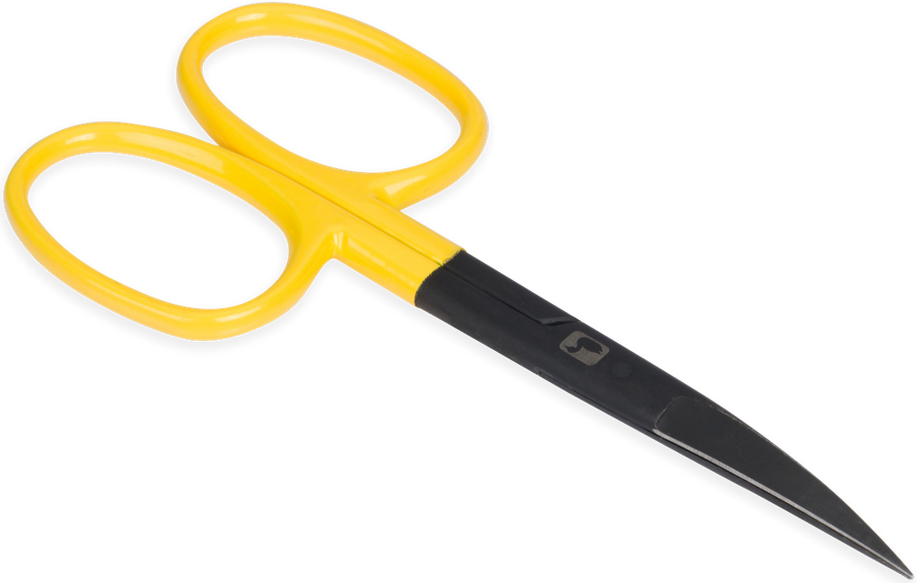 Loon Ergo Curved Hair Scissors - Yellow -Ciseaux de montage courbes
