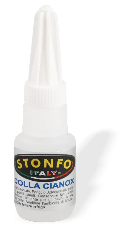Stonfo 518 colle cyanoacrylate / super-colle pour montage de mouche et autres 10 g