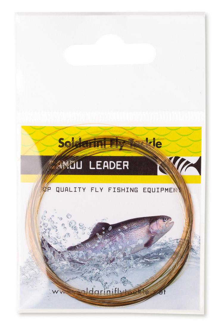 Soldarini Fly Tackle Camou Leader bas de ligne 12 ft