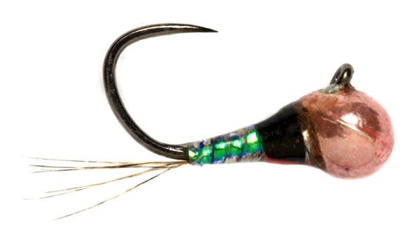 Nymphes Fulling Mill - Croston's FMJ Micro Perdigon Pink Widow Barbless