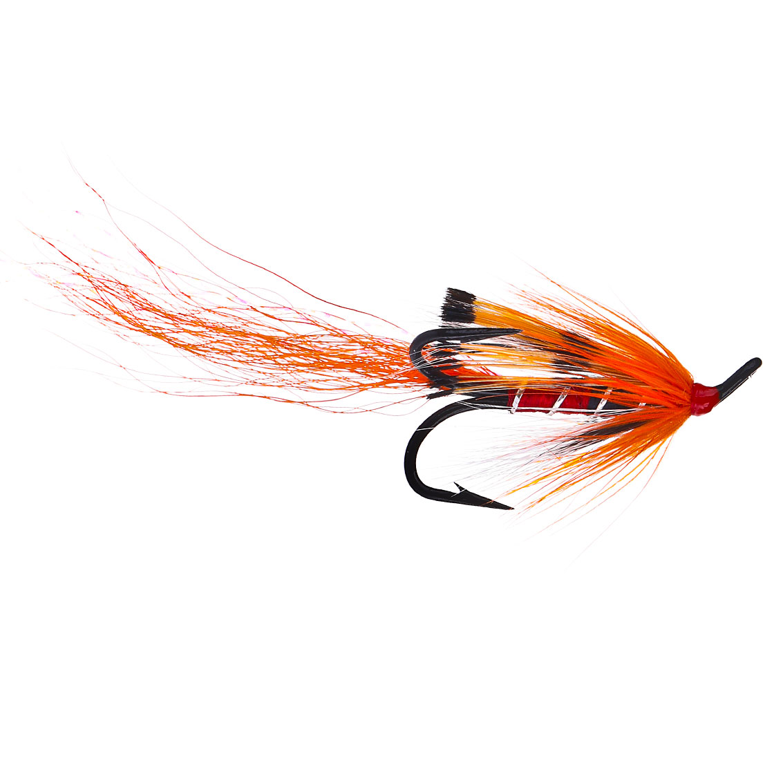 Superflies Mouche à saumon - Ally's Shrimp Black Treble