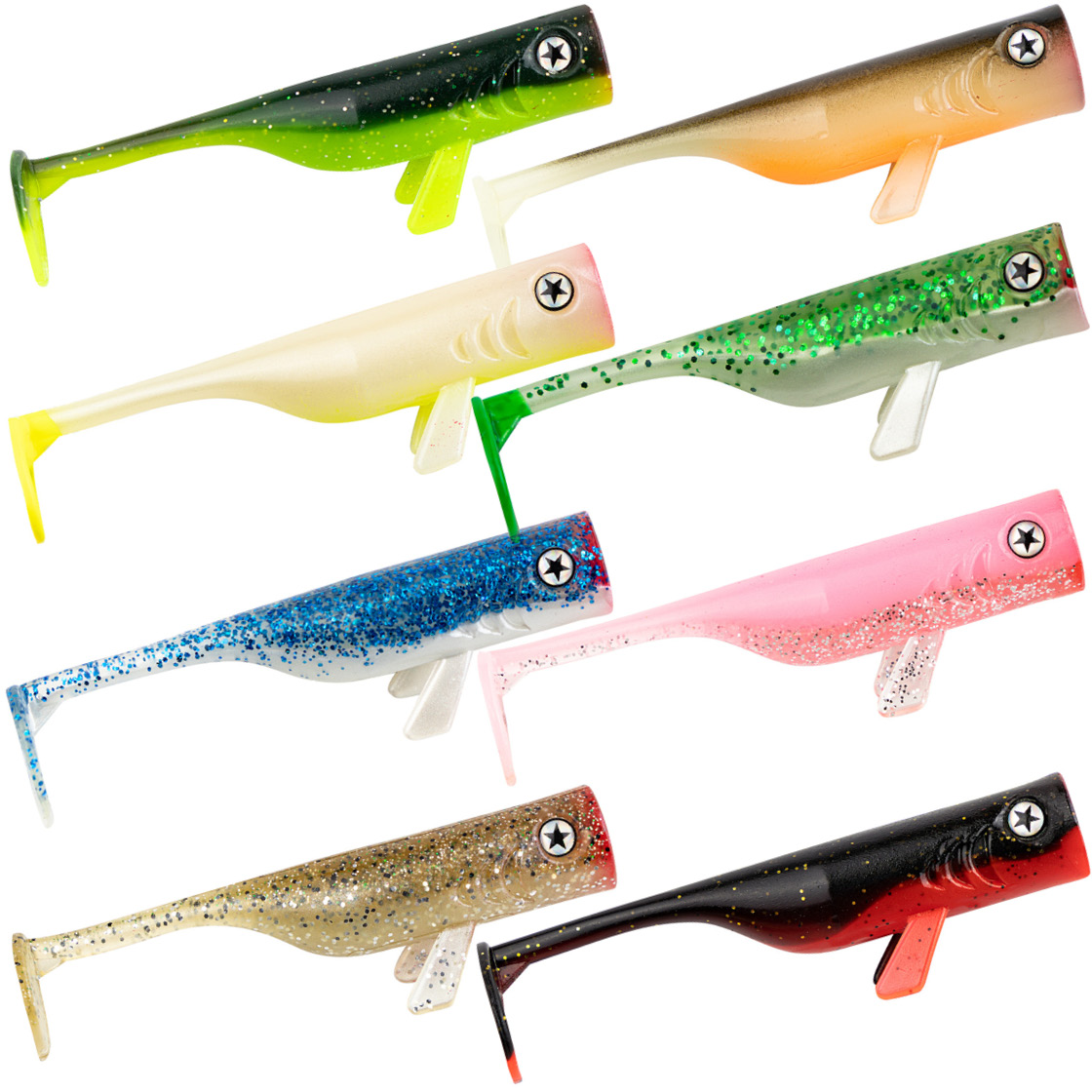 LMAB Drunk Bait poisson caoutchouc 8 cm