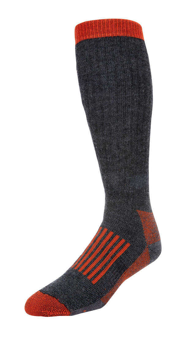 Simms Merino Thermal OTC Sock Chaussettes de wading carbone