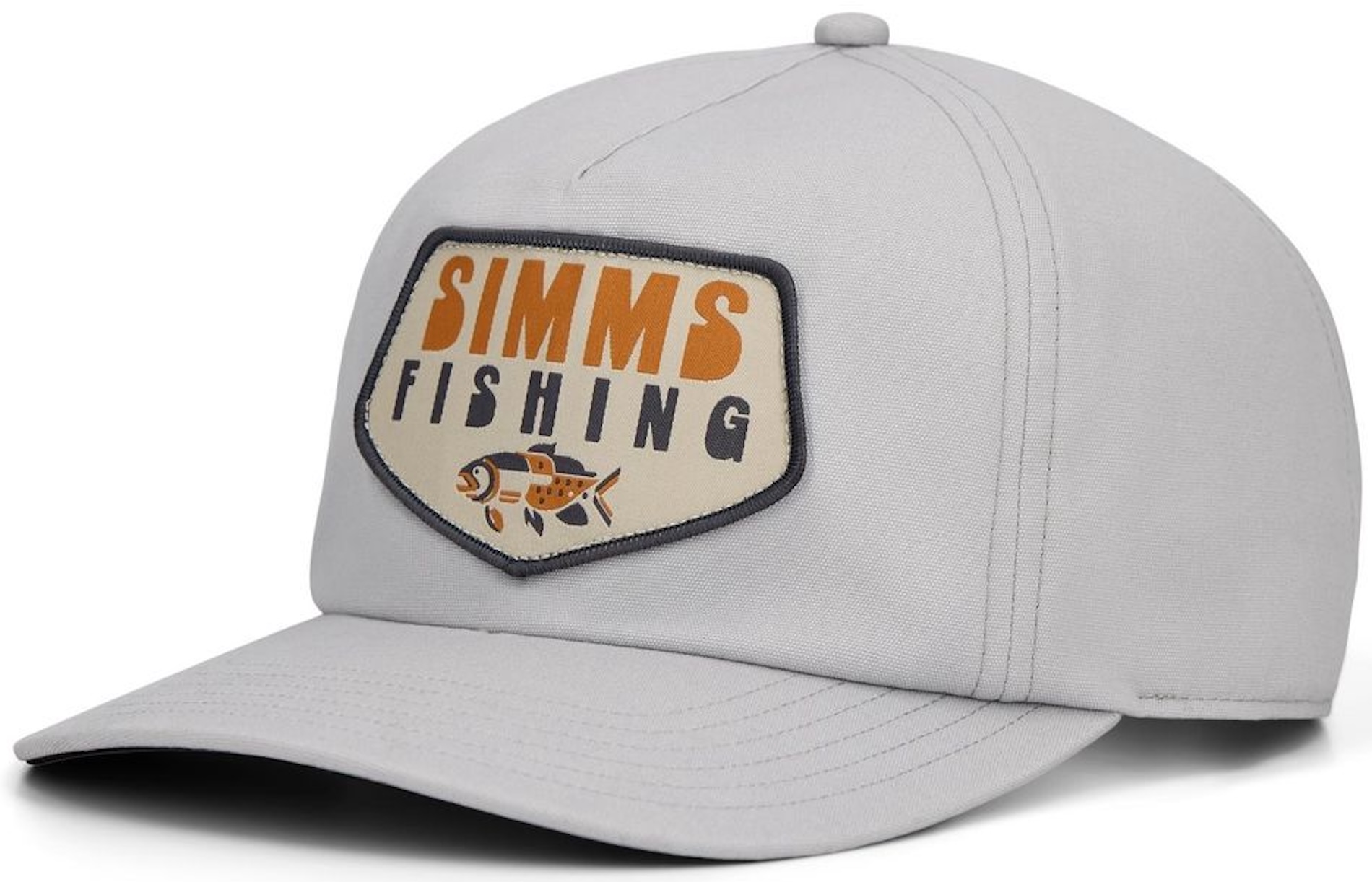 Simms Double Haul Cap Overcast Abstract Bass