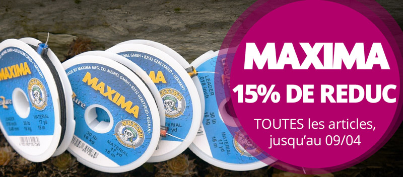 MAXIMA: 15% de réduction sur tout jusqu'au 09/04