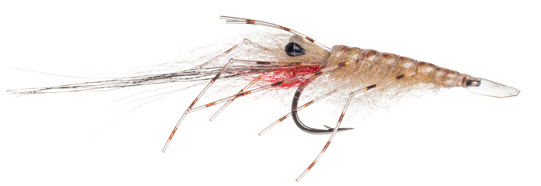 Guideline Mouche à truite de mer Leoshrimp tan