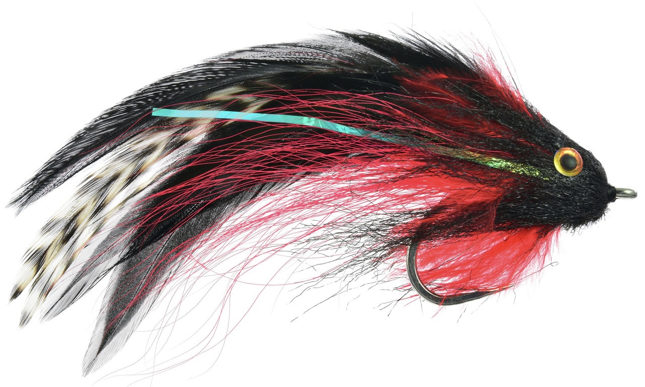 Umpqua Streamer Jungle Love Noir Rouge #2/0