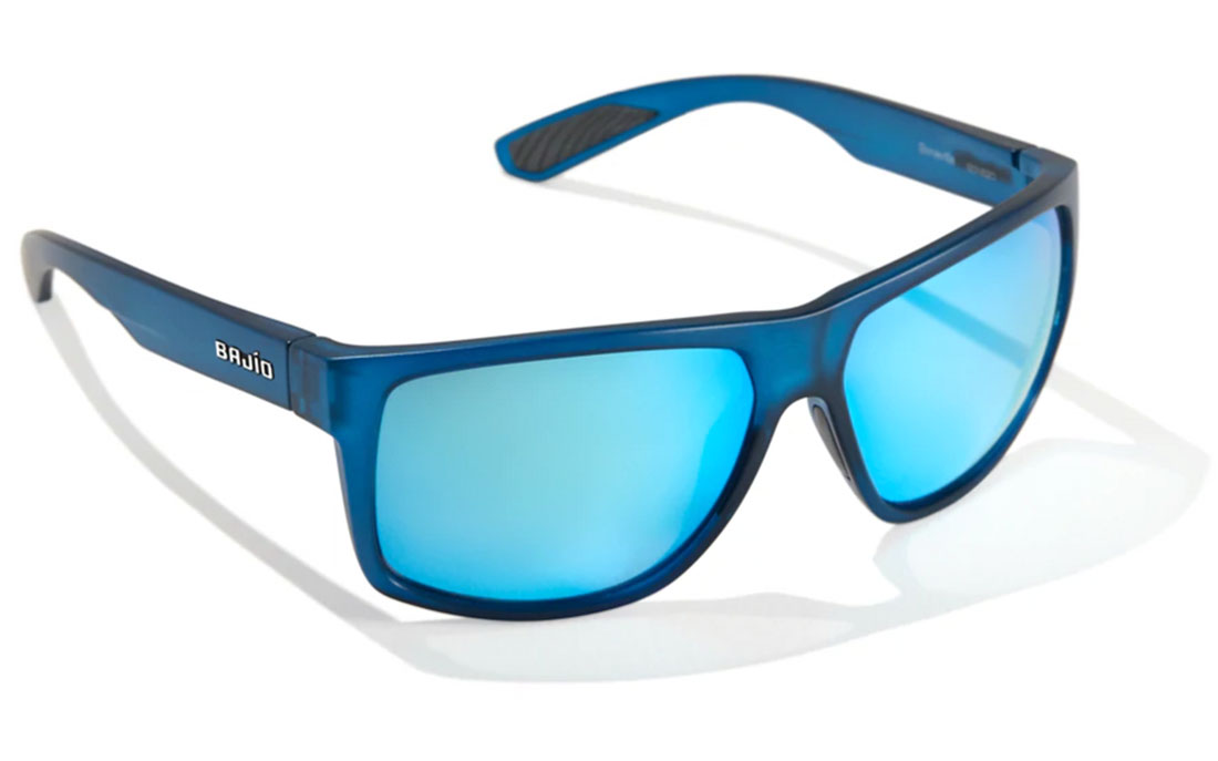 Bajio Lunettes polarisantes Boneville - Blue Vin Matte (Blue Mirror Glass)