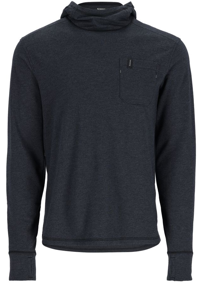 Simms Henry's Fork Hoody pullover noir heather