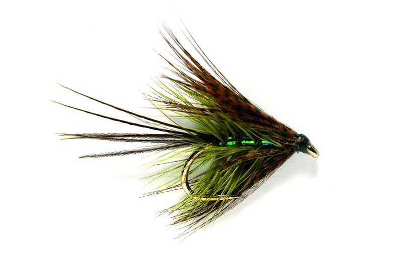 Mouche humide Fulling Mill - Dabbler Default Olive